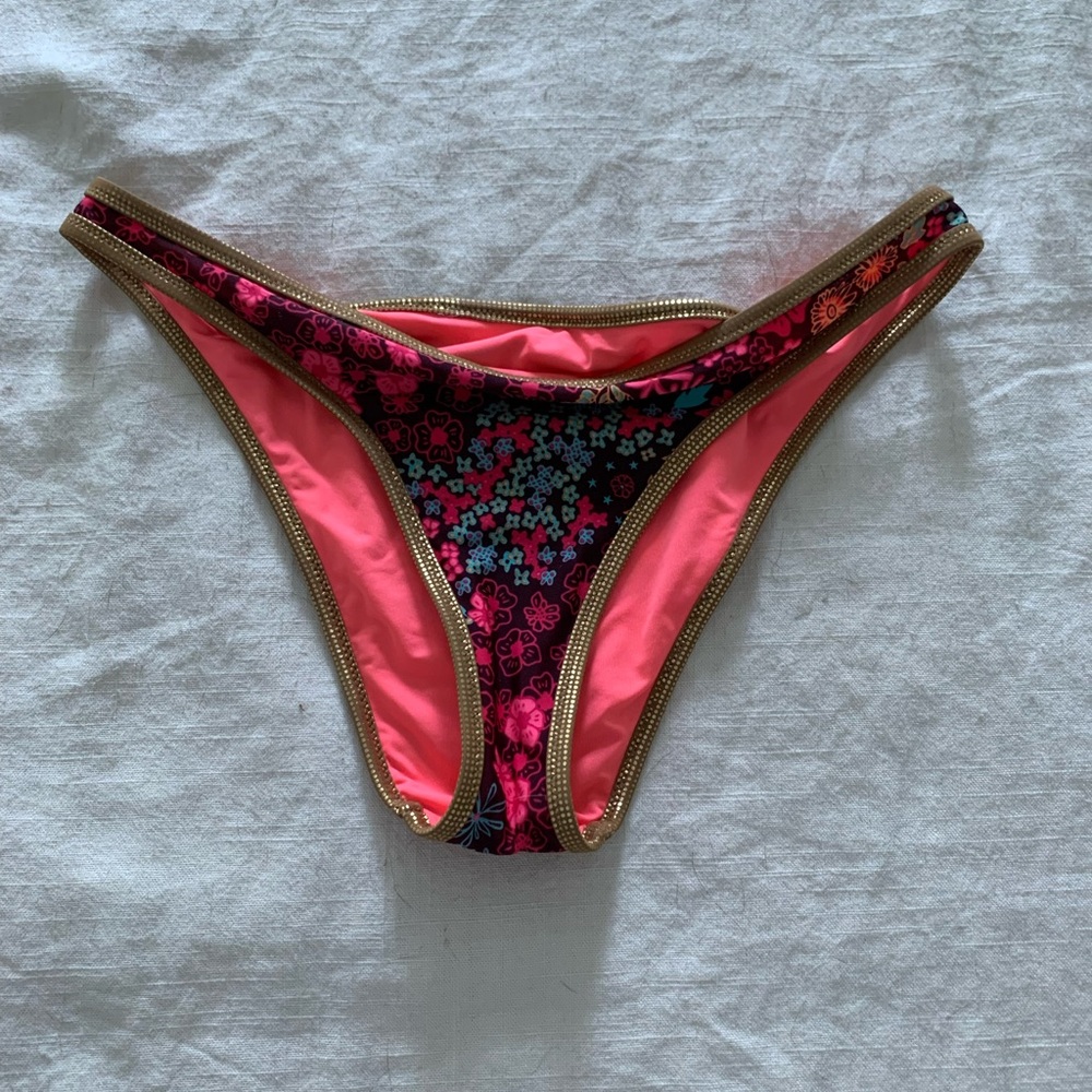 Bright flower Bikini bottoms